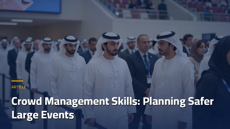 Crowd Management Skills: Planning Safer Large Events