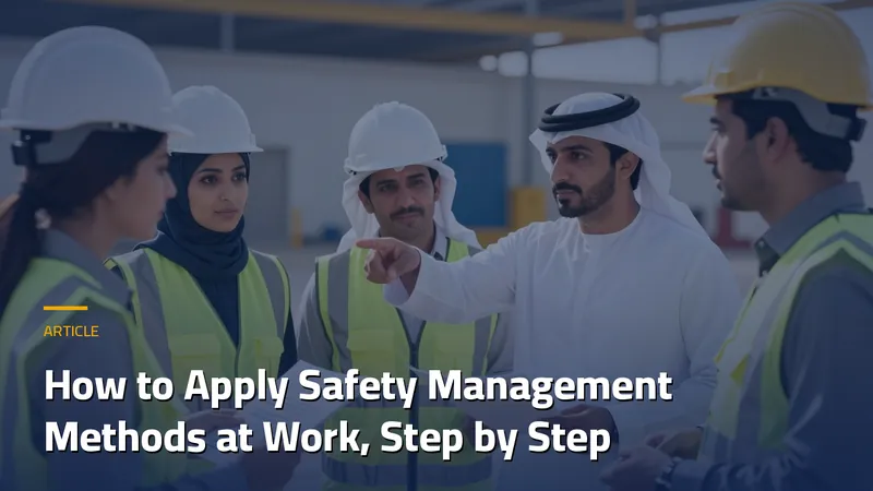 How to Apply Safety Management Methods at Work, Step by Step