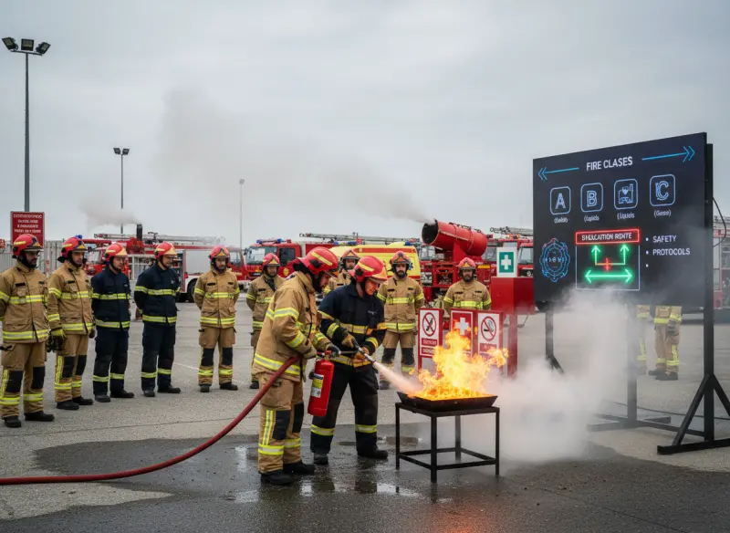 The Basic Fire Fighting Training Course           